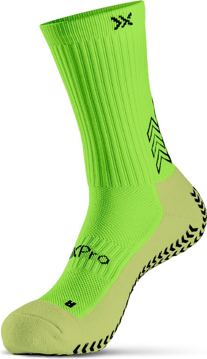 Gearxpro Soxpro Classic Gripsokken - Fluogeel | Maat: 41-46