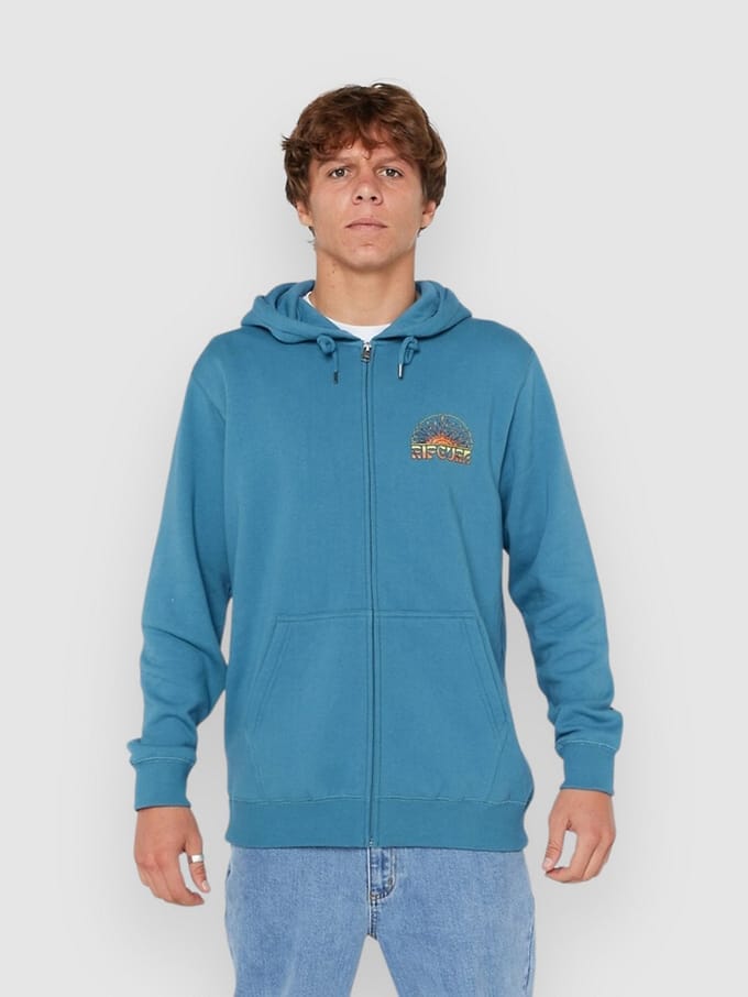 Rip Curl Grateful Shred Zip Hoodie blauw