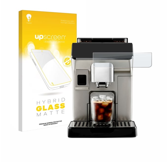 upscreen - Screenprotector voor DeLonghi Eletta Explore - Folie Beschermfolie Beschermglas matte