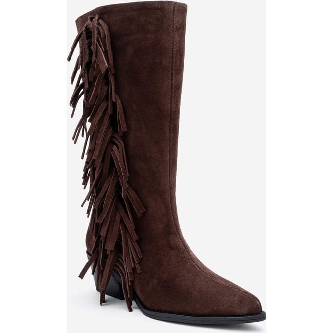 Orlo Leren Western Laars met Franje (Dames)