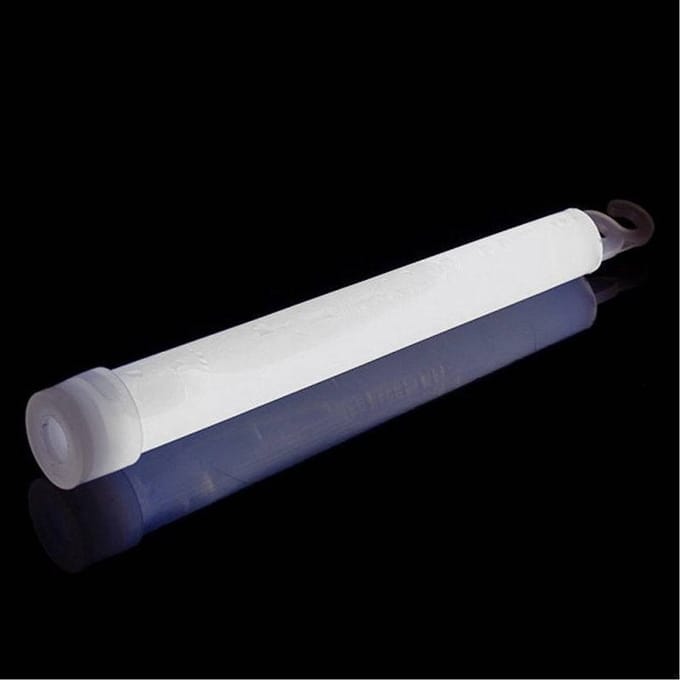 Glow Stick - Wit - 15 x 1.5 cm - 12 Uur Brandtijd
