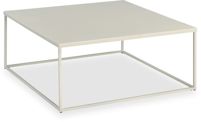HILAR salontafel van metaal 80 x 80 cm – beige