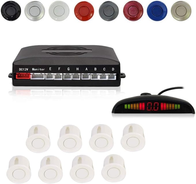 Parkeersensoren met 8 Sensoren en LED-Indicator voor Optimale Veiligheid