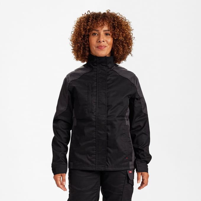 Engel Galaxy werkjack met 2-weg stretch voor dames 1816-255 - Black / Anthracite Grey - L