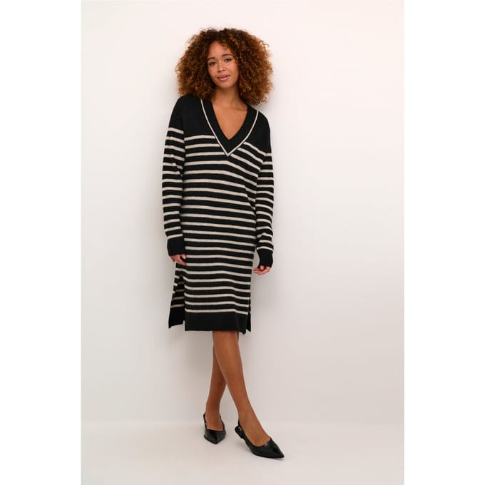 Jurk Regular fit black multi