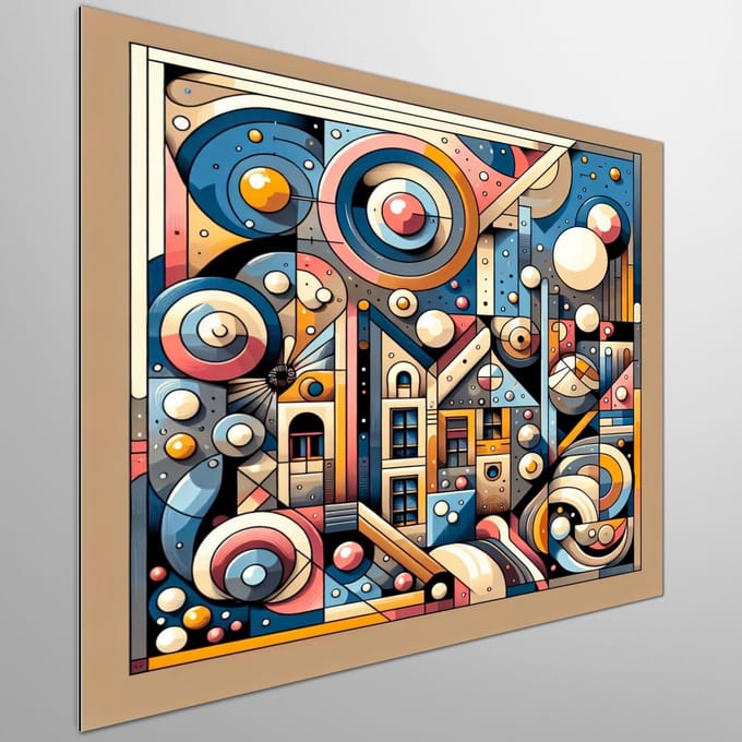 Kunstprint | Wanddecoratie | Dibond | 40 × 40 cm