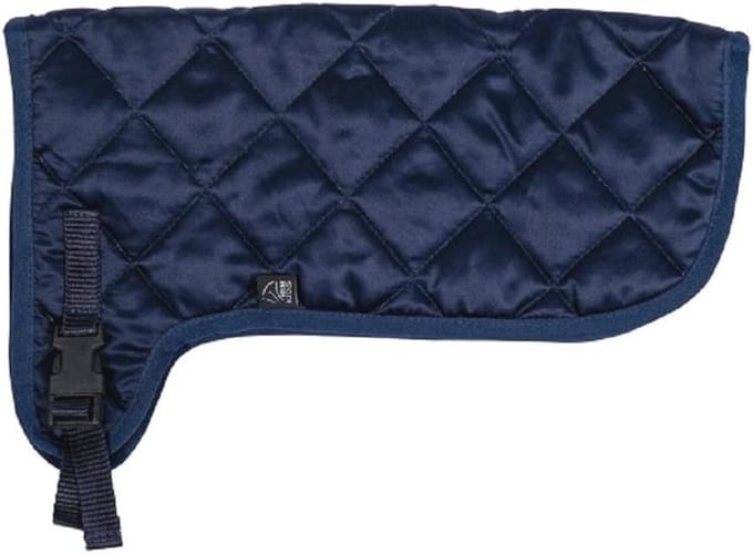 Paardendeken - Speelgoed deken - Hobbyhorsing - Polyester materiaal - 25 x 25 x 30 cm - Donkerblauw