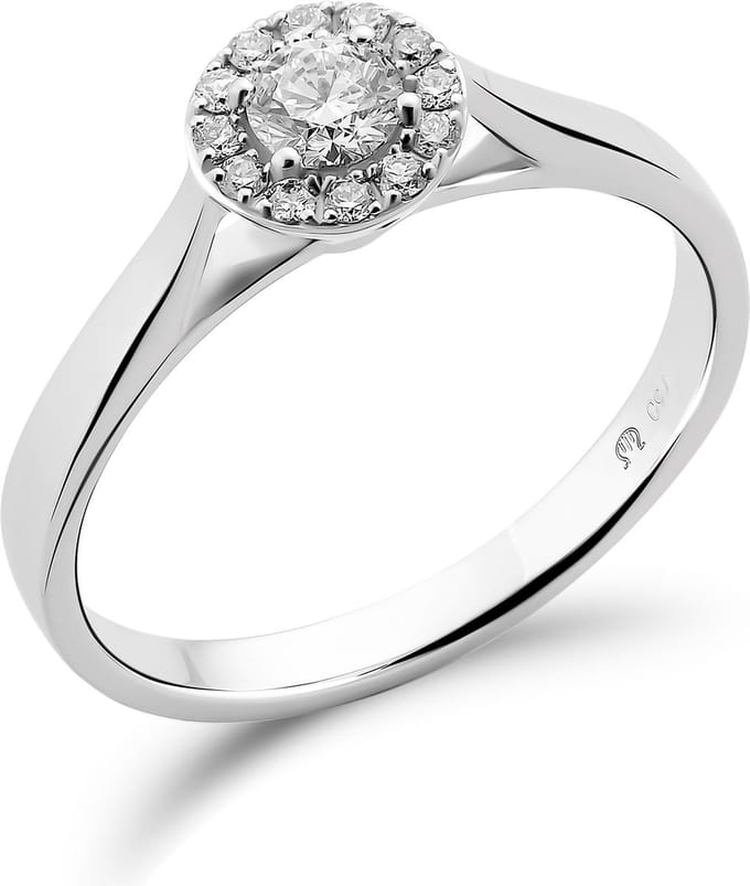 Orphelia RD-3921/20/56 - Ring - Goud 18 kt - Diamant 0.3 ct - 17.75 mm / maat 56