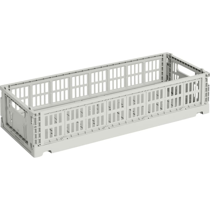 HAY Kleurkrat Mand Mini Langwerpig - HAYCrateGrey