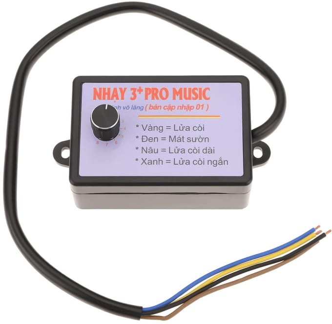 Dailygoods - Geluidseffecten Controller voor Motorfiets Speakers 12-24V