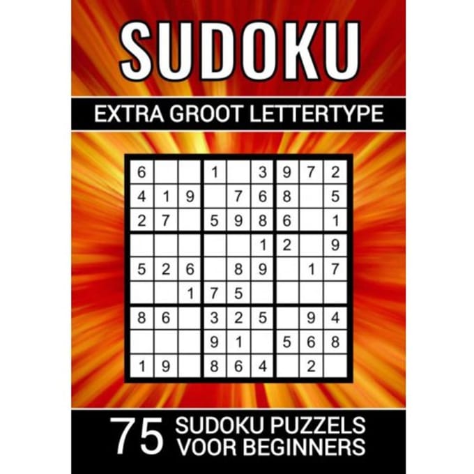 Sudoku Extra Groot Lettertype - 75 Sudoku Puzzels Voor Beginners - Puzzelboeken & Meer