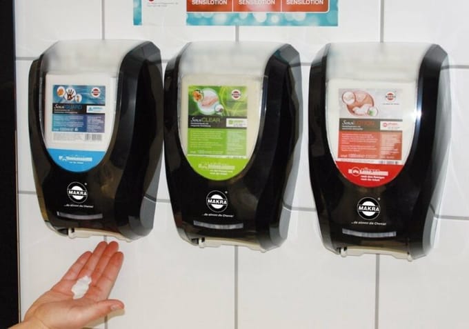 Makra Sensibelle Touchless spender Sensi plus