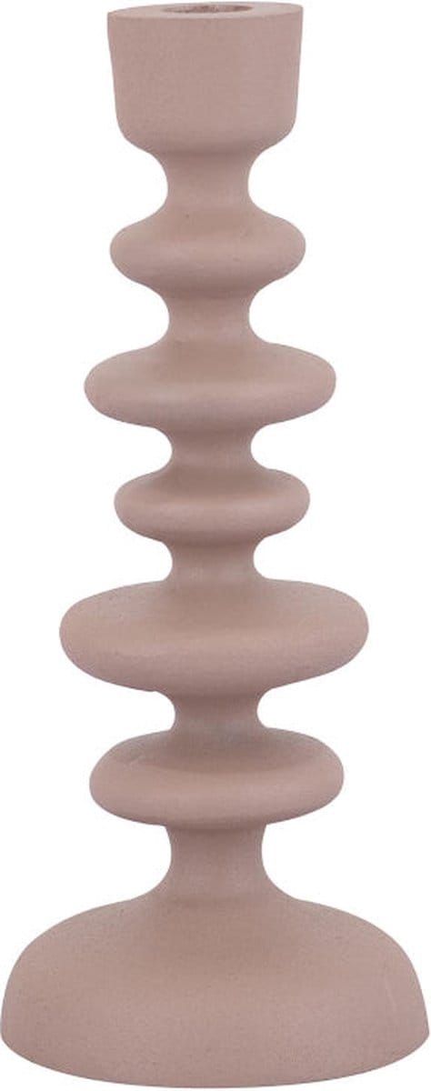 PTMD - Kandelaar Lisanne - Beige - 10x10x26cm