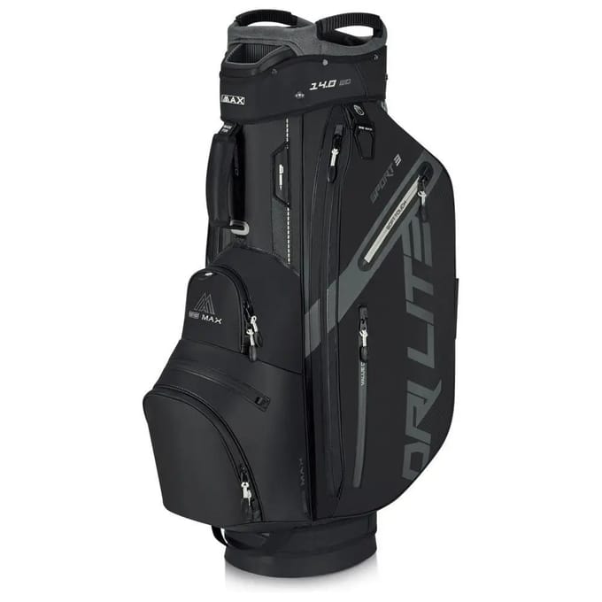 Big Max Dri Lite Sport 3 - Waterwerende Golftas - Cartbag - Zwart