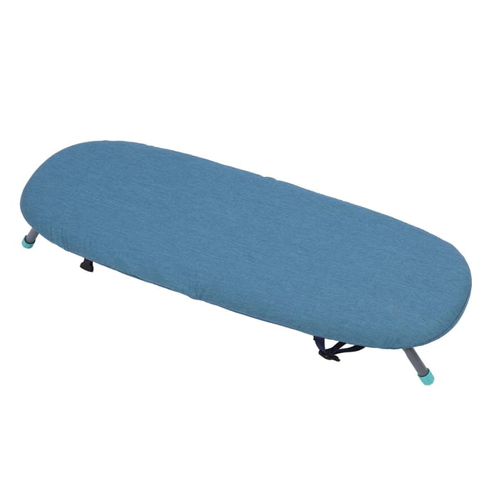Planche à repasser pliable, pieds antidérapants, hauteur réglable, gain de place, pour petite taille gray