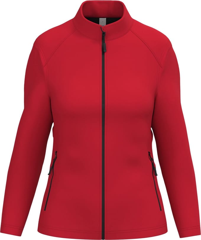 iDeal Basic Brand Dames Softshelljas 2 lagen IB411 - Ideal Red - S