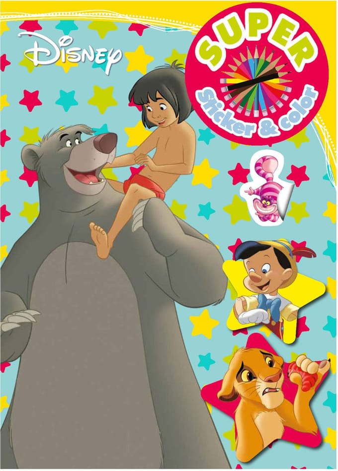 Boek Specials Nederland BV - Disney Classics Super Sticker & Color Coloring Book