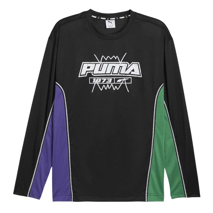 Puma Heren Hoopaverse Schietprestaties Langsleeve Top (Zwart)