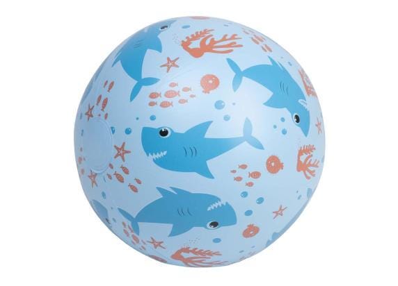 Swim Essentials Beachball 51cm Little Sharks Blue Opblaasbaar speelgoed