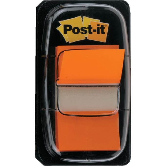 Post-itÂ® Index Standaard, Oranje, 25.4 x 43.2 mm, 50 Tabs/Dispenser