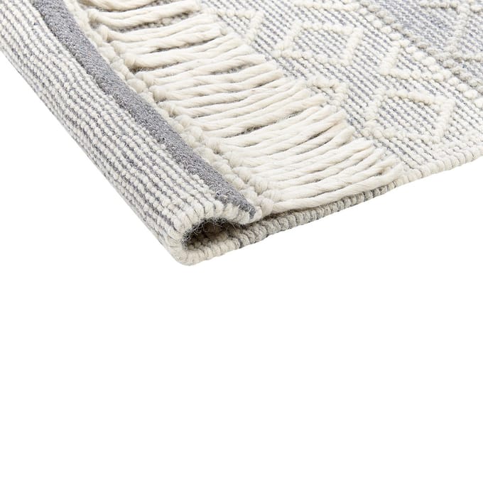 TONYA - Modern vloerkleed - Gebroken wit - 160 x 230 cm - Wol