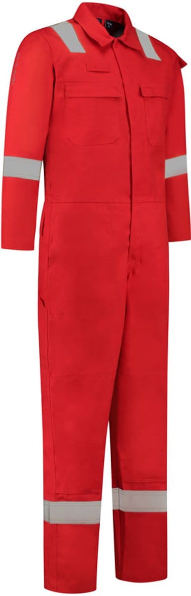 Dapro Roughneck Multinorm Overall - Maat 48 - Rood - Vlamvertragend , antistatisch , vlamboog en lasnorm