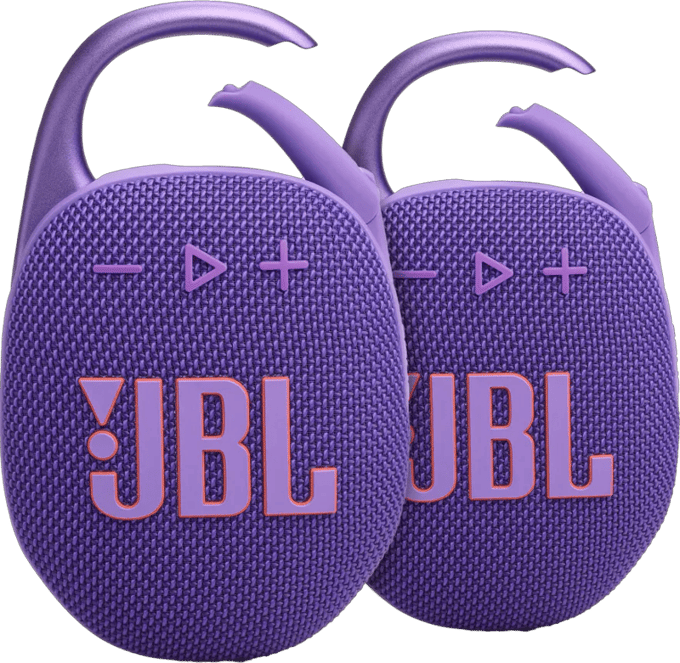 JBL Clip 5 Paars 2-pack