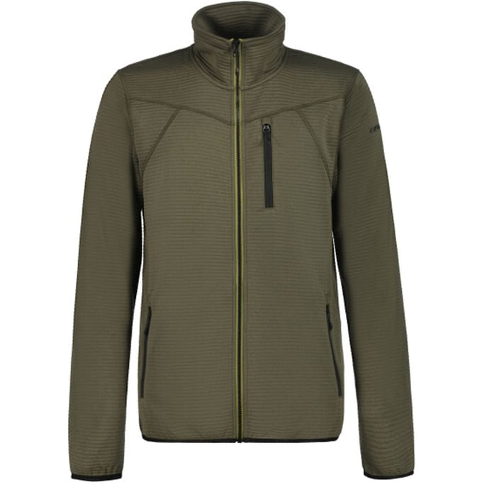 ICEPEAK - Berthold - Fleece sweater met rits heren - Groen