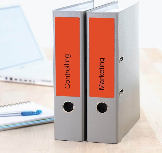 HERMA Ordneretiketten rood 192x61 A4 400 st.