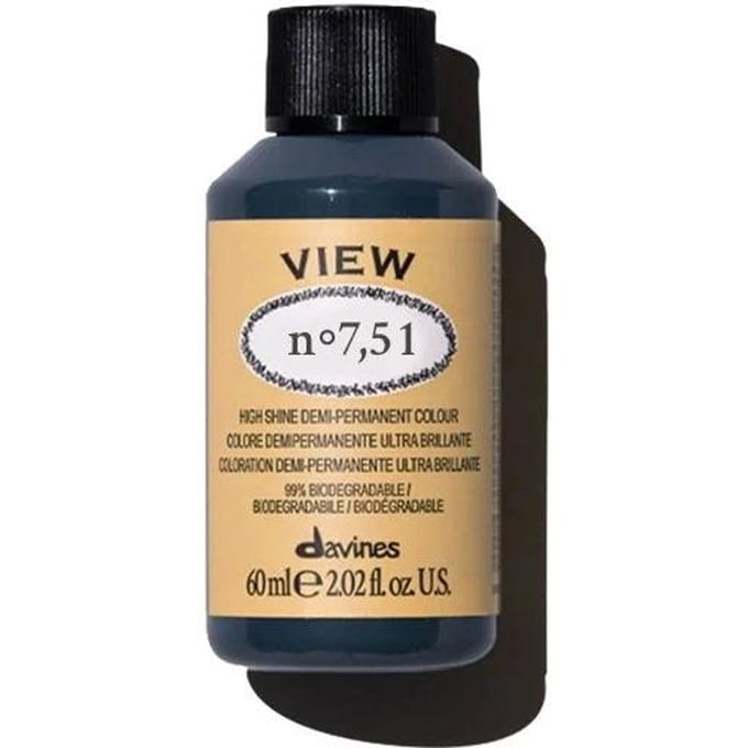 Davines, View, Crème Colorante Toner, 7.51, 60 ml
