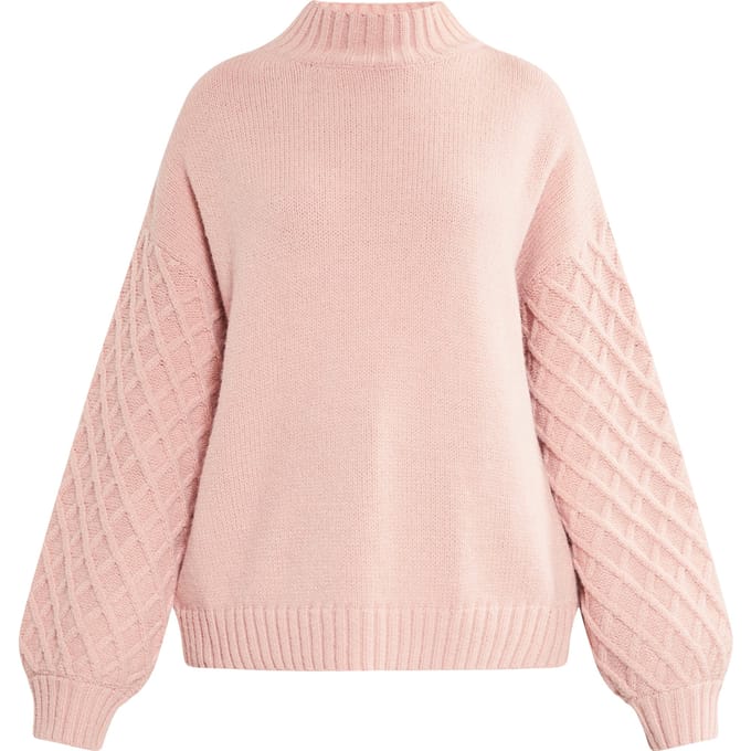 RISA Gebreide trui teylon Dames oud roze