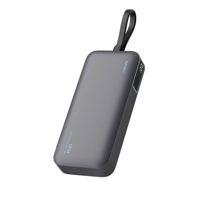 Externe batterij Cuktech LPB200N, 20000mAh, 40W, QC + PD, 1 x USB-A - 2 x USB-C, Zwart