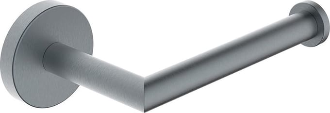 Sanifun Toiletrolhouder Gunmetal – Vaste Arm & RVS Afwerking