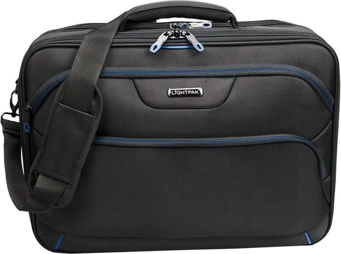 Lightpak laptoptas - LIMA - polyester - zwart - JU-46029