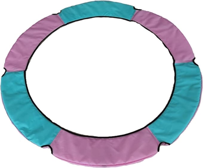 Trampoline Randkussen - Veiligheidskussen Randbeschermer - Trampoline Veiligheid - Antibotsingsbuffer - 1.4M Diameter - Roze Groen