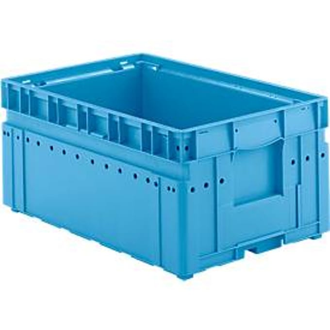 Eurobak C-KLT 6428, polypropeen, B 600 x D 400 mm, tot 50 kg, lichtblauw