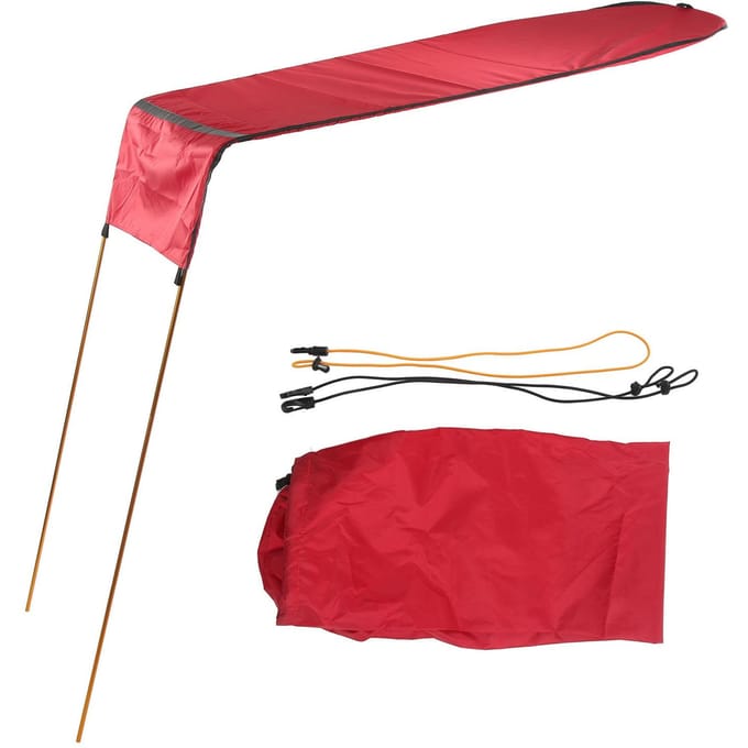Kayak Zonnedak Draagbaar Opvouwbaar Boot Luifel Set Kayak Kano Zonnescherm Accessoires Red red