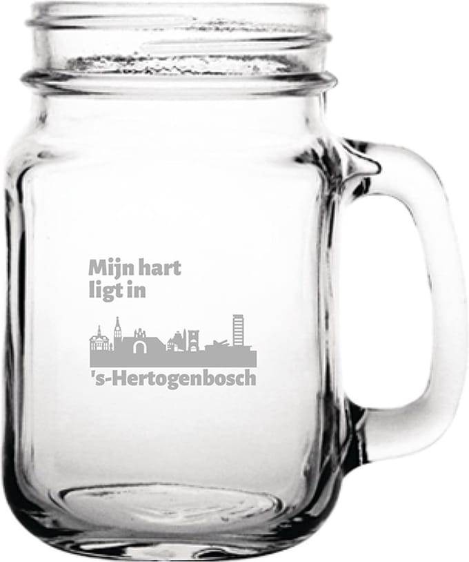 Gegraveerde Drinkglas 45cl Den Bosch