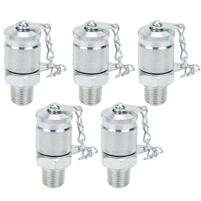5 stuks Hydraulische Testadapter Draad Testkoppeling Connectoren Drukmeting PTPPTNPT14