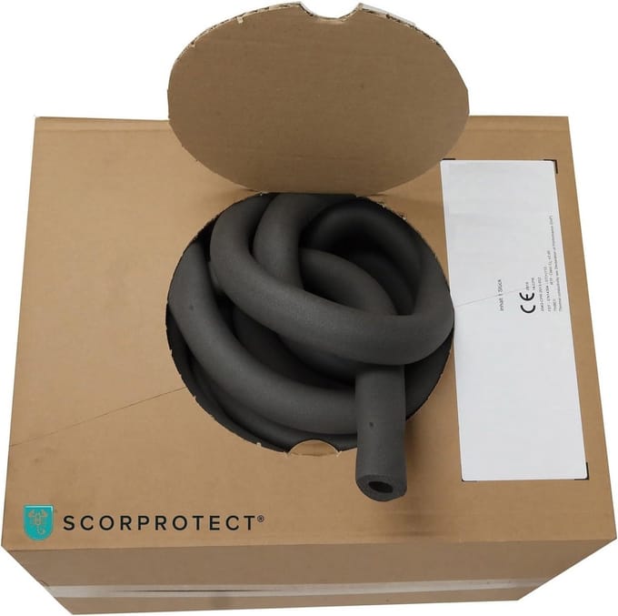 Flexibele Rubber Buisisolatie 22mm x 10mm - 23 Meter Op Rol voor Verwarming en Sanitair