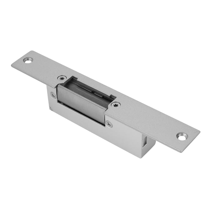 Toegangscontrole Elektrisch Sluitplaat Slot NC NO Kathode voor Hout Metalen Deur (GEEN Elektrische Deuropener) gray