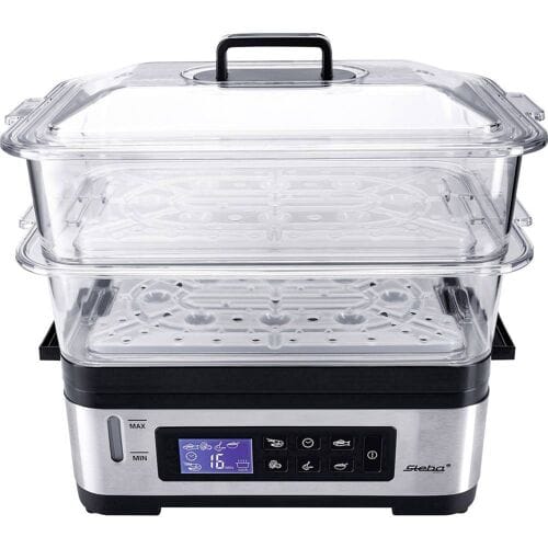 Steba DG2 - Stoomkoker - 6 liter - timer - 1200 Watt - 5 automatische programma's - BPA vrij