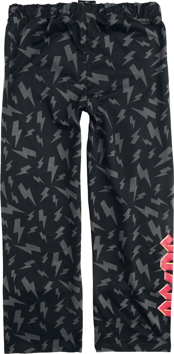 AC/DC Stoffen broek - Freizeithose - M tot 3XL - voor Mannen - zwart