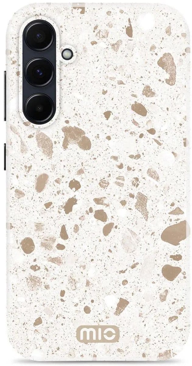MIO MagSafe Samsung Galaxy A55 Hoesje | Hard Shell Back Cover | Geschikt voor MagSafe | Soft Terrazzo