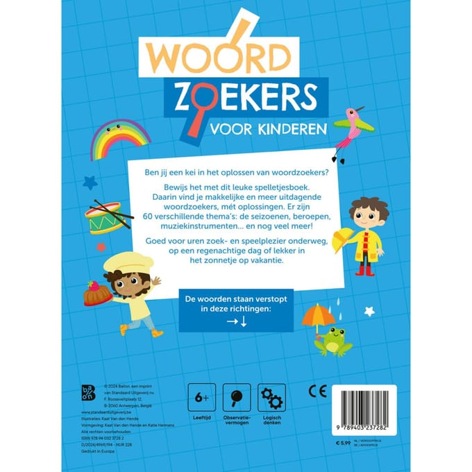 Junior woordzoeker - Woordzoekers 6+