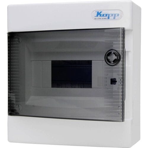 Kopp 350915041 Distributiebehuizing Aantal groepen: 8 Aantal rijen: 1 Inhoud: 1 stuk(s)