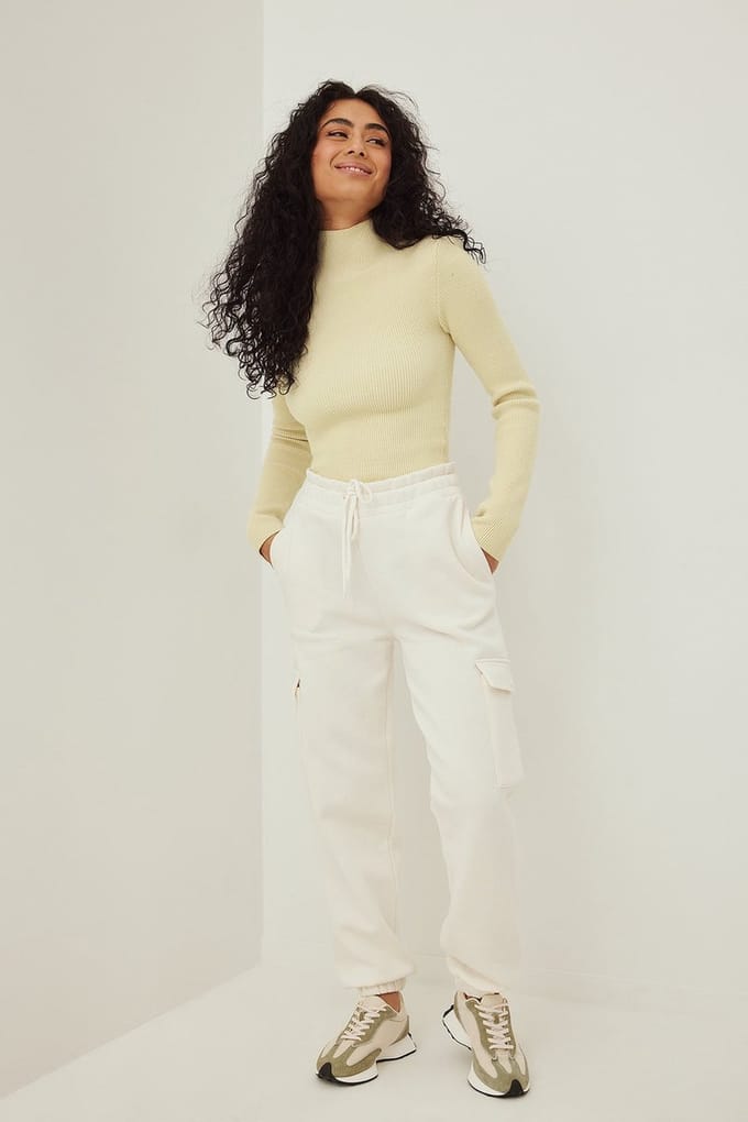 na-kd Big Pocket Dames Broek - Maat Small