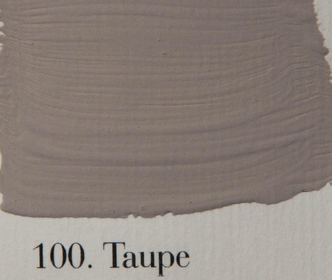 """l' Authentique krijtverf, kleur 100 Taupe, 2.5 lit"""