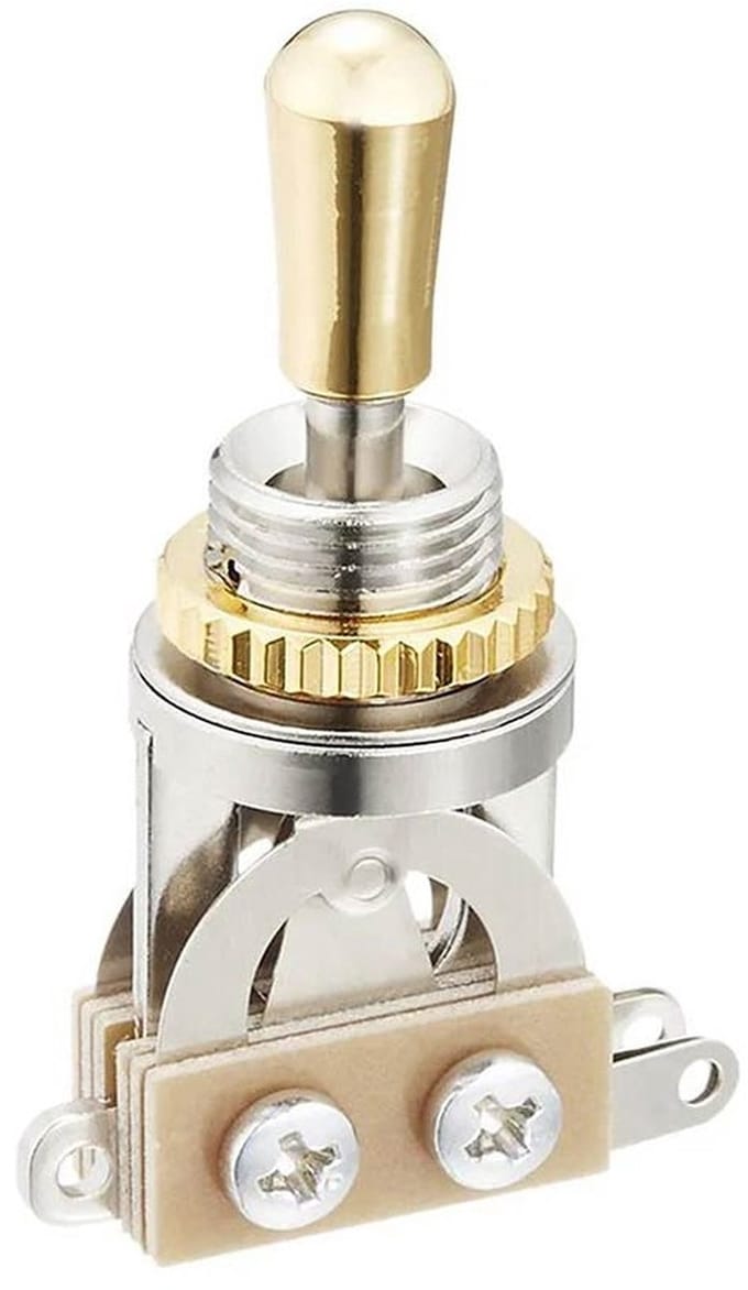 Boston SW-20-GP 3-weg Toggle Switch met Gouden Tip