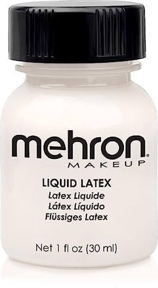 Mehron Liquid Latex - Clear met penseel 30 ml